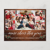 Calligrafiedruk meer kurk dit jaar Foto 5 Briefkaart (Voorkant)