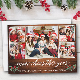 Calligrafiedruk meer kurk dit jaar Foto 5 Feestdagenkaart