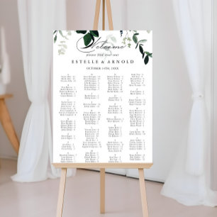 Calligrafieminimalistisch alfabetisch zetdiagram poster