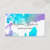 Calligrafienaam Artist voegt uw kunstwerk toe Visitekaartje (Voorkant)