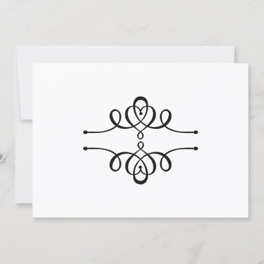 Calligrafiescript Diamond Ring Engagement Party Kaart (Achterkant)