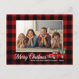 Calligrafiescript Foto Red Pset Red Truck Briefkaart