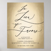 Calligrafiescript in plaats van voetballingbordje poster (Voorkant)