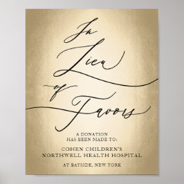 Calligrafiescript in plaats van voetballingbordje poster