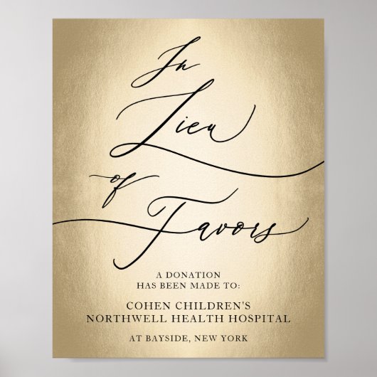 Calligrafiescript in plaats van voetballingbordje poster (Voorkant)