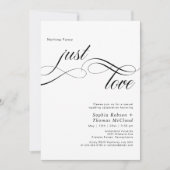 Calligrafiescript Niets Fancy Alleen Liefde Trouwe Kaart (Voorkant)