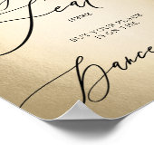 Calligrafiescript Vind Uw Teken van de Band van de Poster (Hoek)