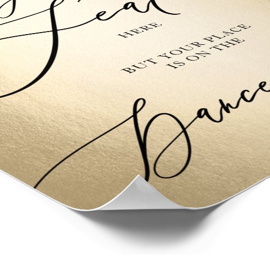 Calligrafiescript Vind Uw Teken van de Band van de Poster (Hoek)