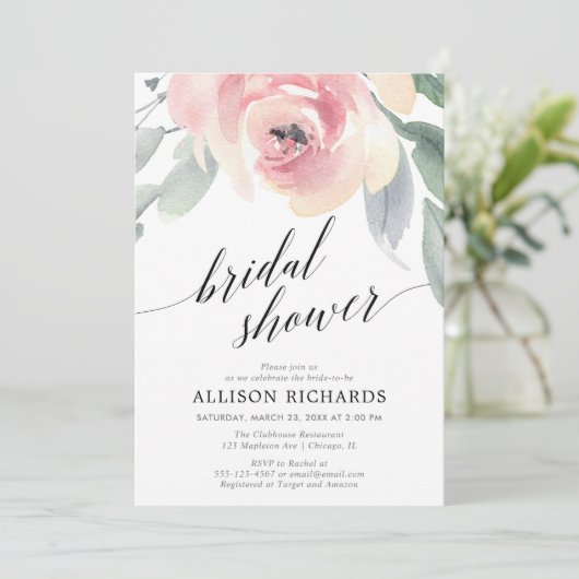 Calligrafiesulfel elegant vrijgezellenfeest kaart (Staand voorkant)