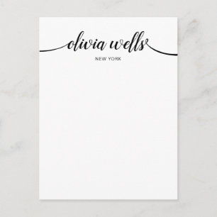 Calligrafietypopografie Briefkaart