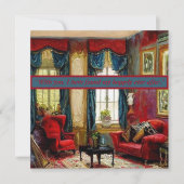 Calligrafisch script: "Elegant Love" Notitiekaartje (Voorkant)