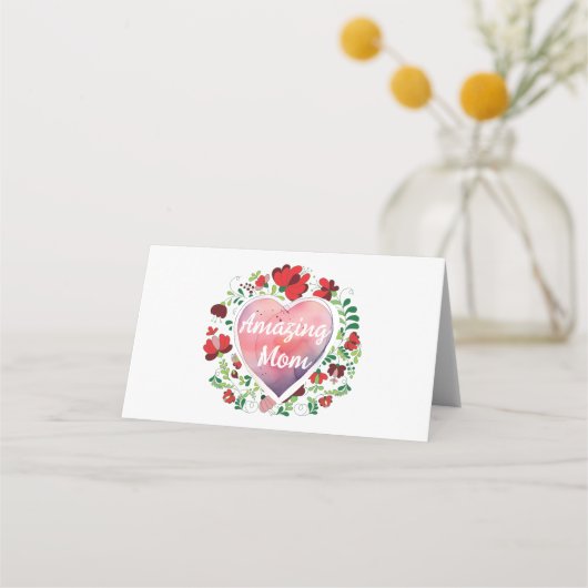 Calligrafisch Script Verbazingwekkend Moederdag Ha Plaatskaartje (Voorkant)