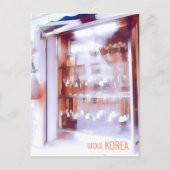 Calligrafische borstels antiek winkel Korea reizen Briefkaart (Voorkant)