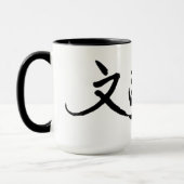 Calligrafische handtekening van True Father. Grot Mok (Links)