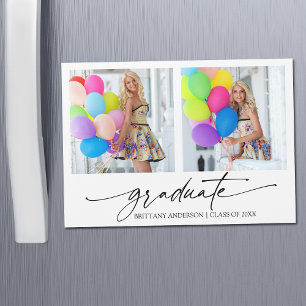 Calligrafische inkt 2 Foto Afstuderen Magnet Kaart