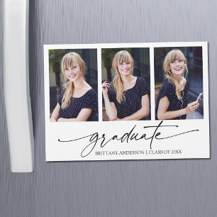 Calligrafische inkt 3 Foto Afstuderen Magnet Kaart