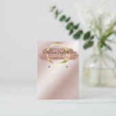 Calligrafische kunst moderne verouderingskaart visitekaartje (Staand voorkant)