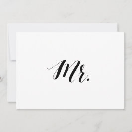Calligrafische stijl "Mr." Bodemonderteken voor br