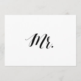 Calligrafische stijl "Mr." Bodemonderteken voor br