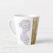 Calligram Jane Austen  Latte Mok (Linkerhoek)