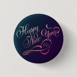 Calligraphic 2026 New Year Badge Ronde Button 3,2 Cm