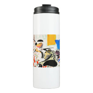 Calligraphic Interior by Henry Lyman Sayen Thermosbeker