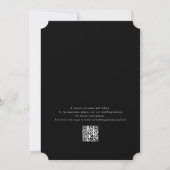Calligraphy Bird Vintage Illustration Wedding Save The Date (Achterkant)