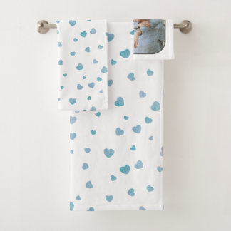 Calligraphy Custom Photo Birthday For  Niece Bad Handdoek