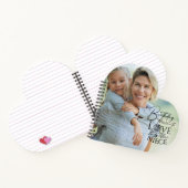 Calligraphy Custom Photo Birthday For Niece Notitieboek (Binnen)