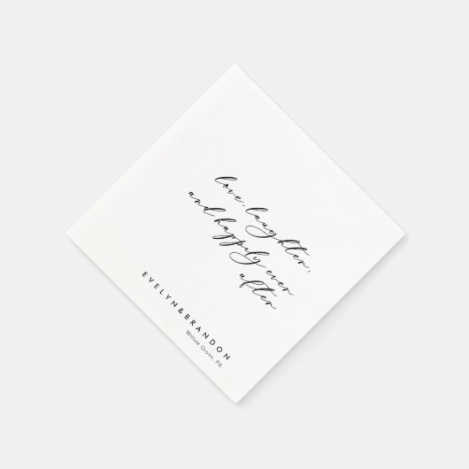 Calligraphy Love Laughter and Happily Ever After Servet (Hoek)