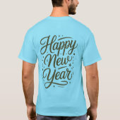 Calligraphy New Year Lettering tee T-shirt (Achterkant)