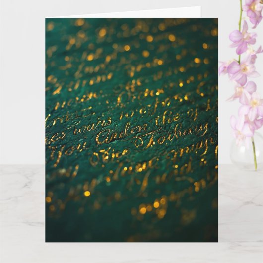 Calligraphy of the Unknown Kaart (Orchidee)