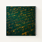 Calligraphy of the Unknown Notitieboek (Achterkant)