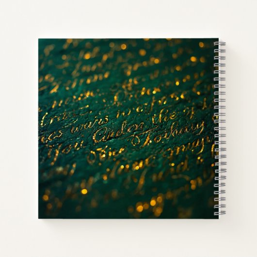 Calligraphy of the Unknown Notitieboek (Achterkant)