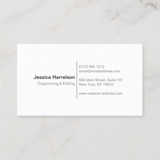 CALLIGRAPHY PEN NIB LOGO I voor auteurs of schrijv Visitekaartje