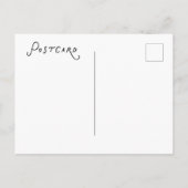 Calligraphy Save The Date Photo Wedding Modern Uitnodiging Briefkaart (Achterkant)