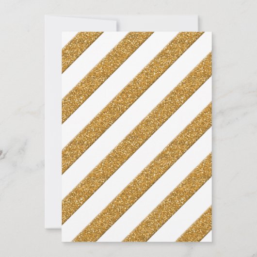 Calligraphy Schrift Voor Altijd Verliefd Gouden Gl Save The Date (Achterkant)