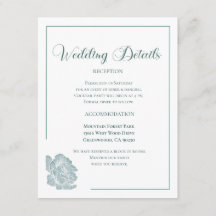 Calligraphy Script Sage Green Floral Wedding
