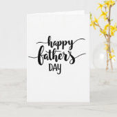 Calligraphy Vaderdagkaart Kaart (Gele Bloem)