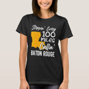 Callin' Baton Rouge Muziekconcert voor Vrouwen Man T-shirt