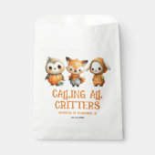 Calling All Critters Woodland Fall Kids' Birthday Bedankzakje (Voorkant)