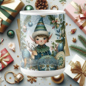 Calling All Elves Snowflake Christmas Party Funky Koffiemok