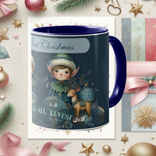 Calling All Elves Snowflakes My First Christmas Mok