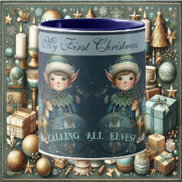 Calling All Elves Snowflakes My First Christmas Mok