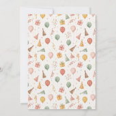 Calling All Party Animals Birthday Kaart (Achterkant)