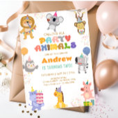 Calling All Party Animals Birthday Kaart