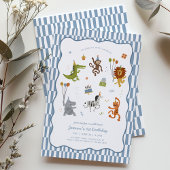 Calling All Party Animals Wild Safari Birthday Kaart