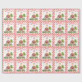 Calling All Party Farm Animals 1st Birthday Cadeaupapier (Vlak)