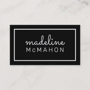 CALLING CARD preppy moderne chique eenvoudige zwar Visitekaartje