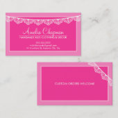 CALLING CARD schattige creatieve kant bunting hot  Contactkaartje (Voorkant / Achterkant)